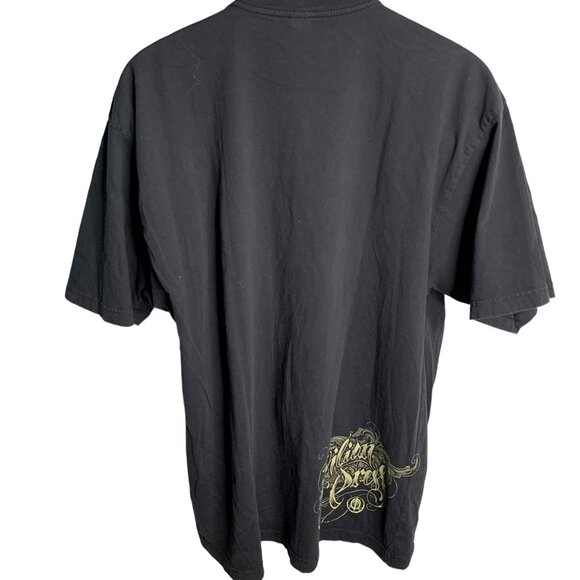 Civilian Dress Day of the Dead Crewneck T Shirt 2XL Black Short Sleeves Pinup - Picture 5 of 8